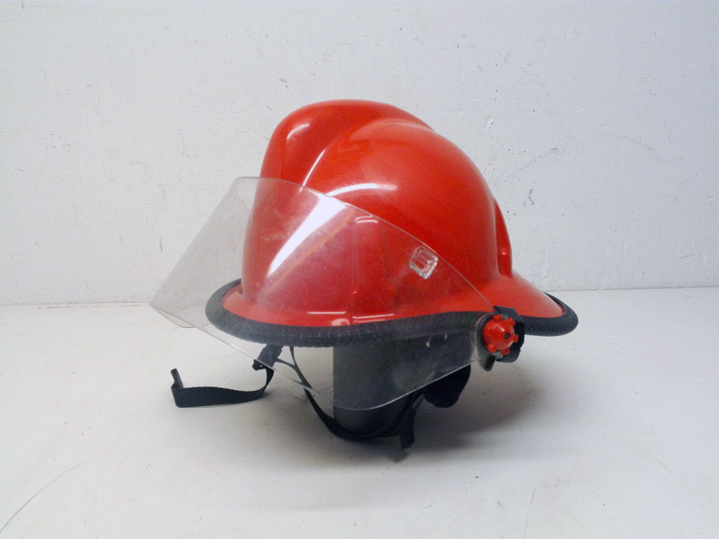 casco bombero seguridad plastico 18x26.5x33 1u